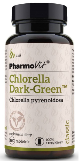 Chlorella dark green 1500mg - 180 tabletek