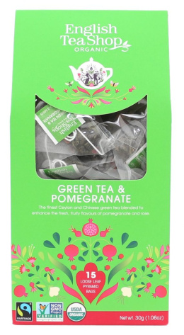 English Tea Shop Green Tea&Pomegrate - piramidki
