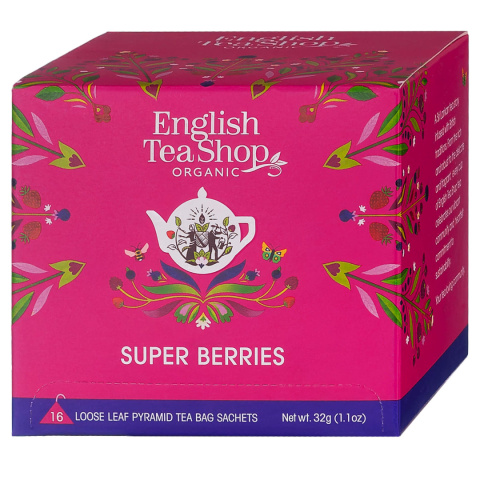 English Tea Shop Premium Super Berries - piramidki w saszetkach
