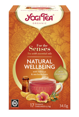 Bio herbata dla zmysłów z olejkiem z mandarynki